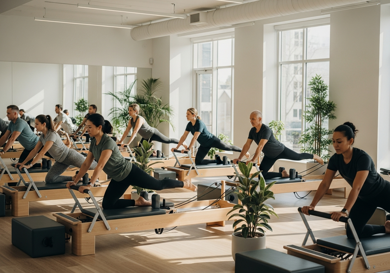 Пилатес на реформере